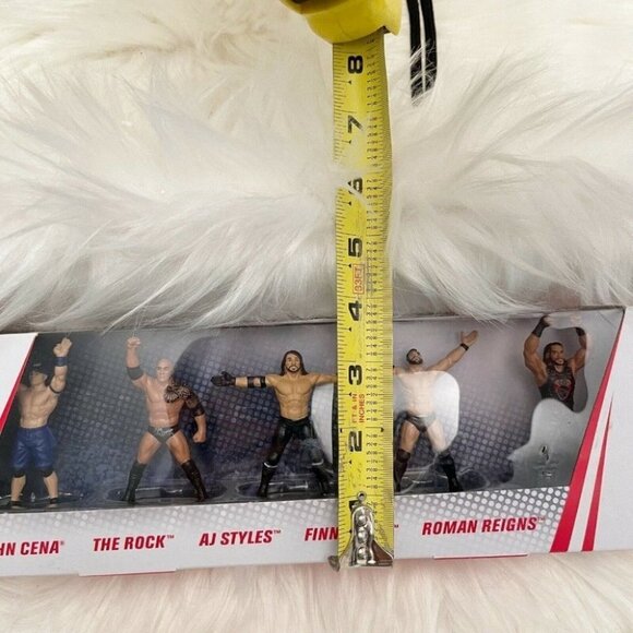 WWE Collector 5-pack John Cena, The Rock, AJ, Finn, Roman Reigns Action New - Picture 7 of 12